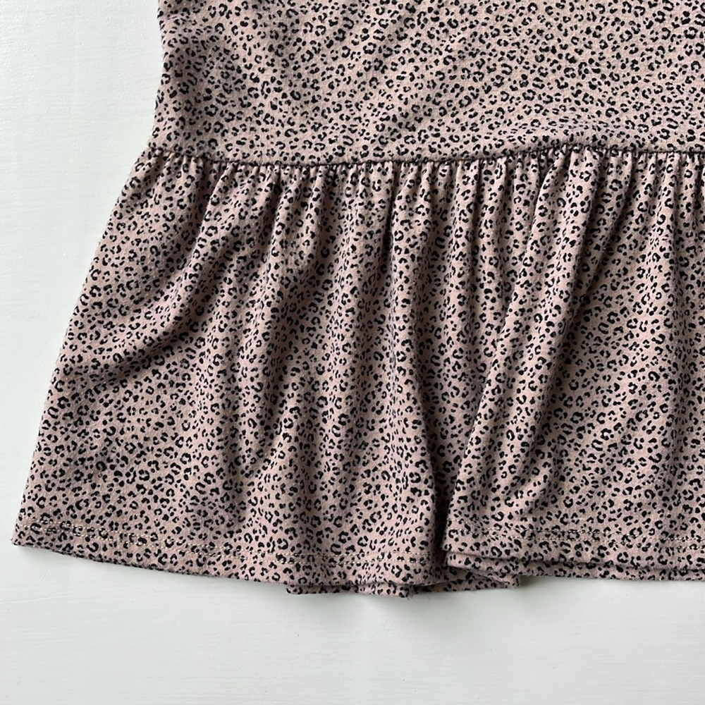 GAZE Women's Peplum Top Cheetah Print size Small - Picture 3 of 4